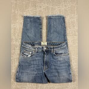 Acne Studios Row Fringe CLTVT Minimalist Casual Jeans Size 26/32